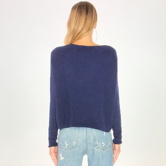 Lovers + Friends front twist Spring knit sweater XS - Picture 4 of 7